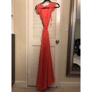 DIANEVonfursternberg wrap chiffon gown. worn ONCE